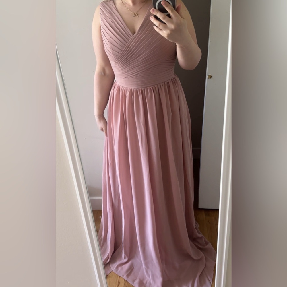 Chiffon Long Bridesmaid Gown NWT